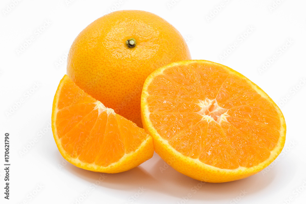 orange isolated on white background