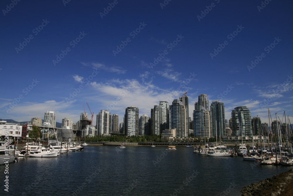 Vancouver and its highlights -- skyscrapers