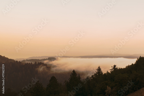 Fototapeta Naklejka Na Ścianę i Meble -  Clouds in the Mountains