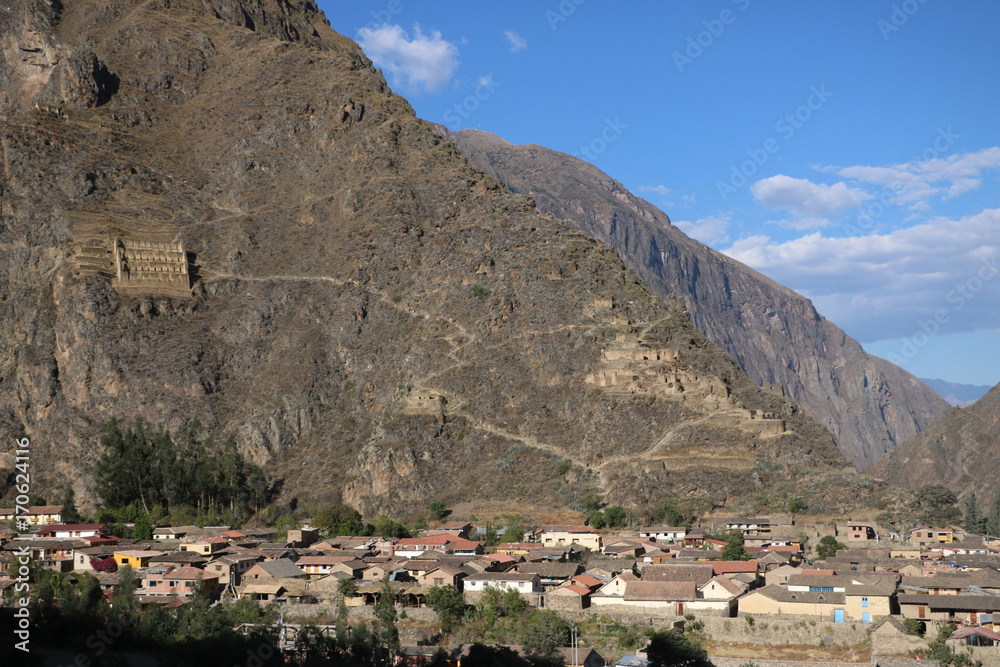 Ruins of Ollataytambo, one of the most important Inca´s spot Ruins of Ollataytambo, one of the most important Inca´s spot
