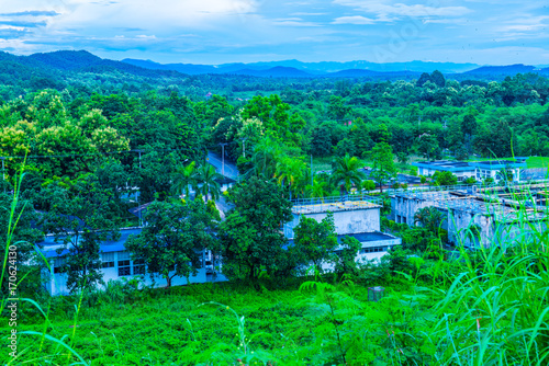Landscape view of Mae Kuang Udom Thara dam photo