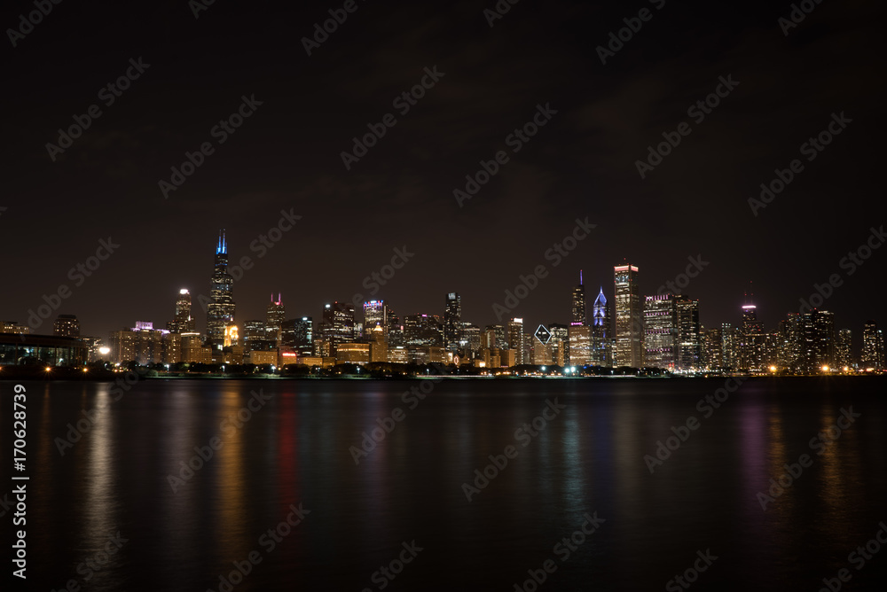 Chicago waterfront skyline