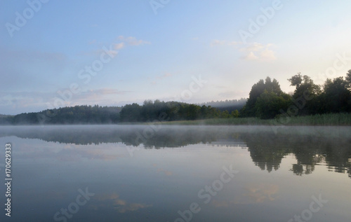 Morning lake mist lake © zetat