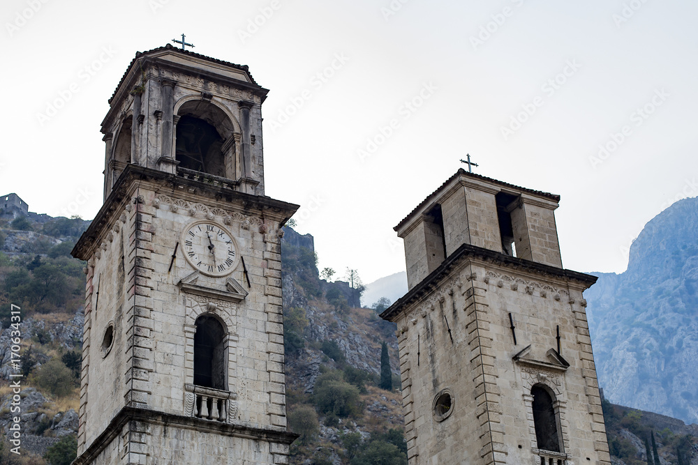 Fototapeta premium Old home architecture in Montenegro