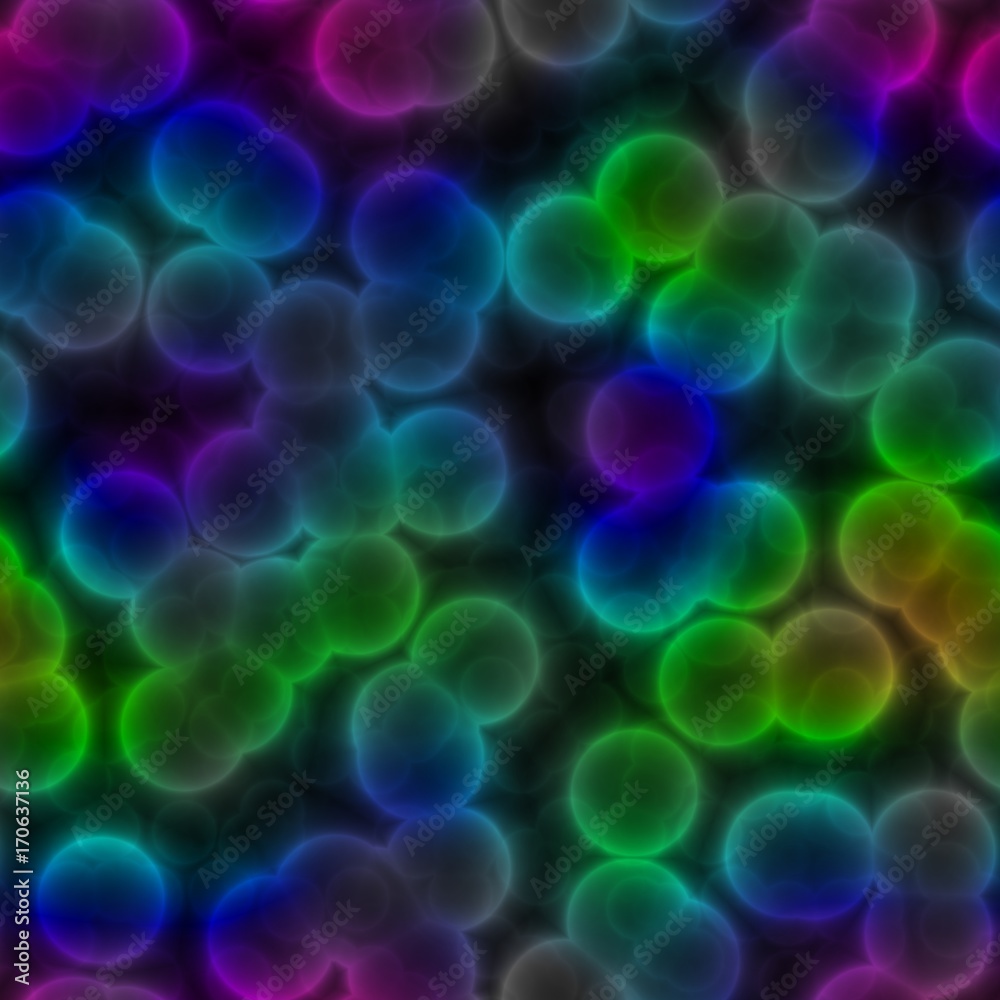 Abstract colorful microscopic seamless bubble bacteria balls design Abstract colorful microscopic seamless bubble bacteria balls design