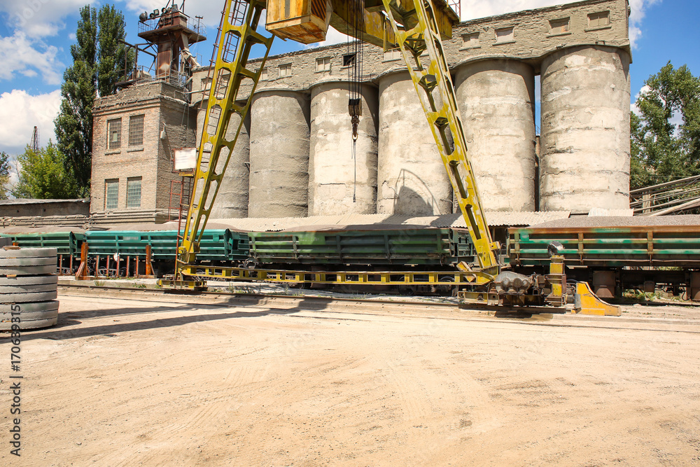 Territory of concrete batching plant Territory of concrete batching plant
