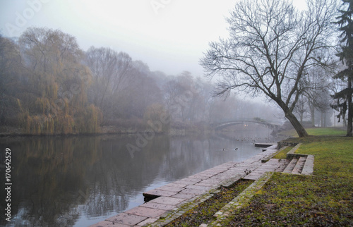 Obraz na płótnie Sentimental park w salonie