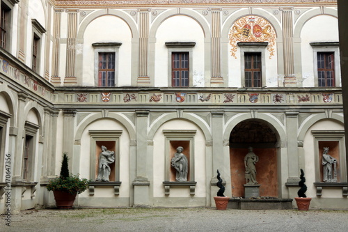 Historic Palace of Hohenems  Innenhof des historischen Palastes in Hohenems