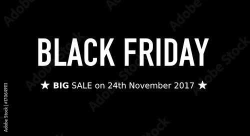 black friday 2017 - schwarzer hintergrund