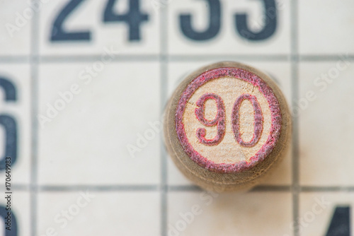 Vintage lotto board game kegs and cards photo