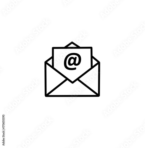 outline email icon