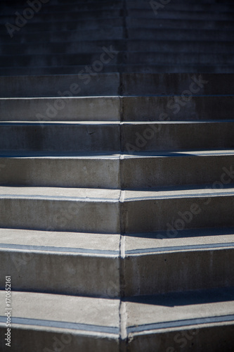 Fototapeta Naklejka Na Ścianę i Meble -  Cement stairs with shadows