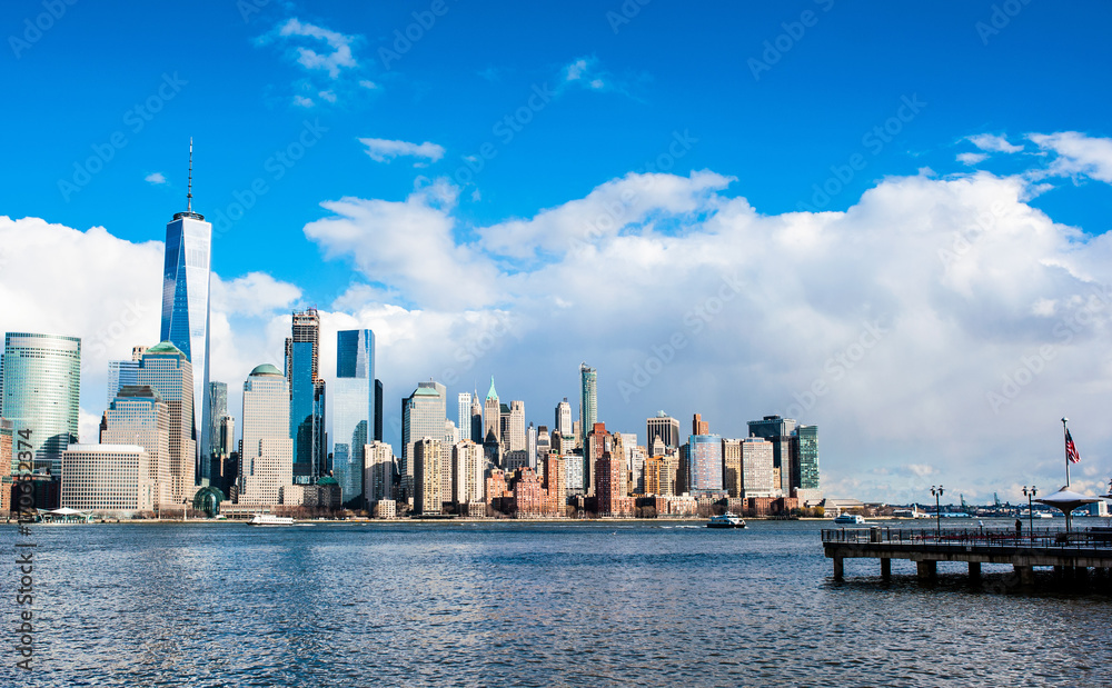 Manhattan skyline from New Jersey