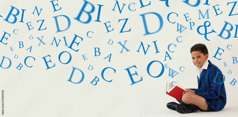Composite image of letters Composite image of letters