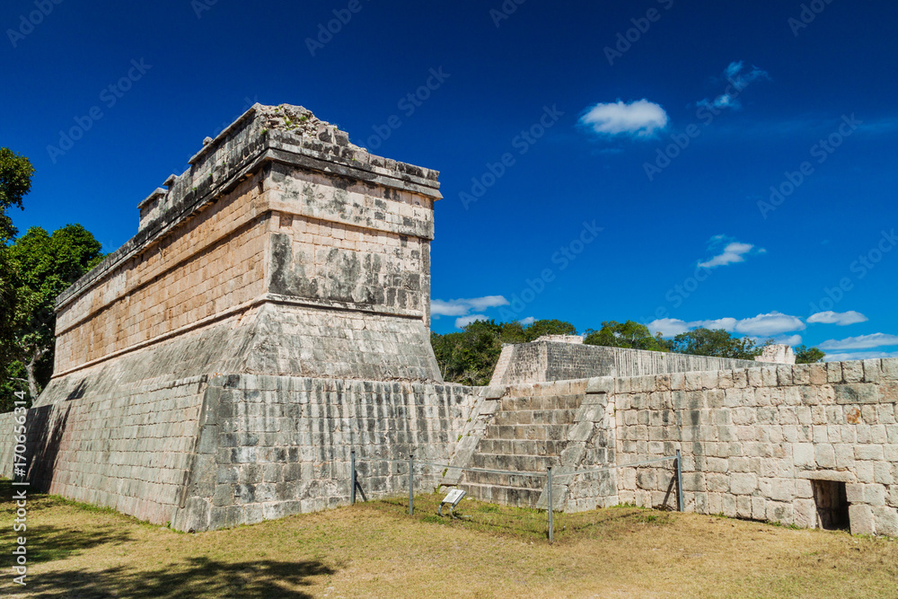 The great ball game court in the Mayan archeological site Chichen Itza