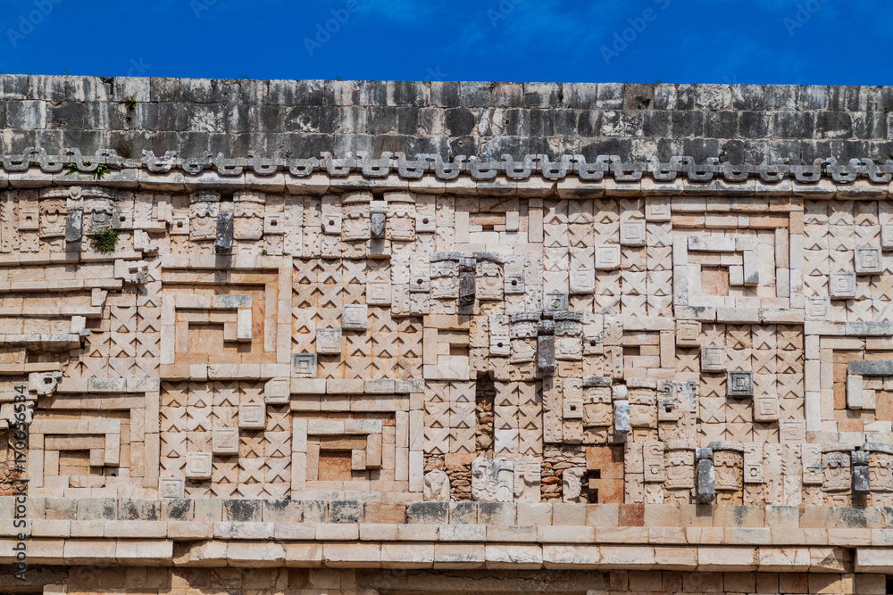 Φωτογραφία Detil of the stonework at the Palacio del Gobernador (Governor's Palace) buildin