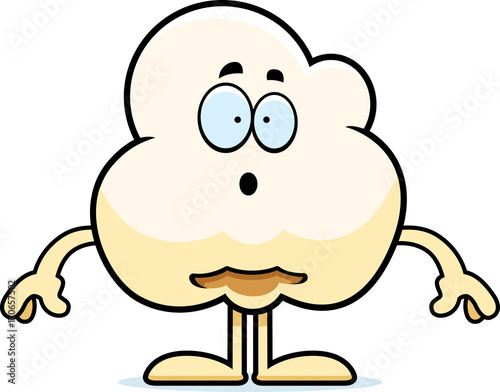 Surprised Cartoon Popcorn