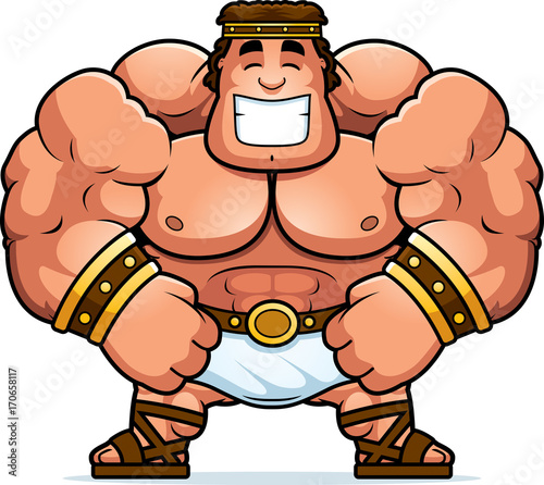 Smiling Cartoon Hercules