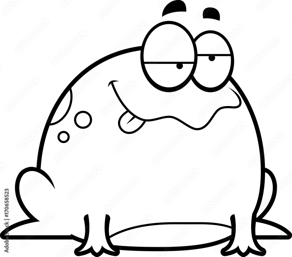 Obraz premium Drunk Little Frog