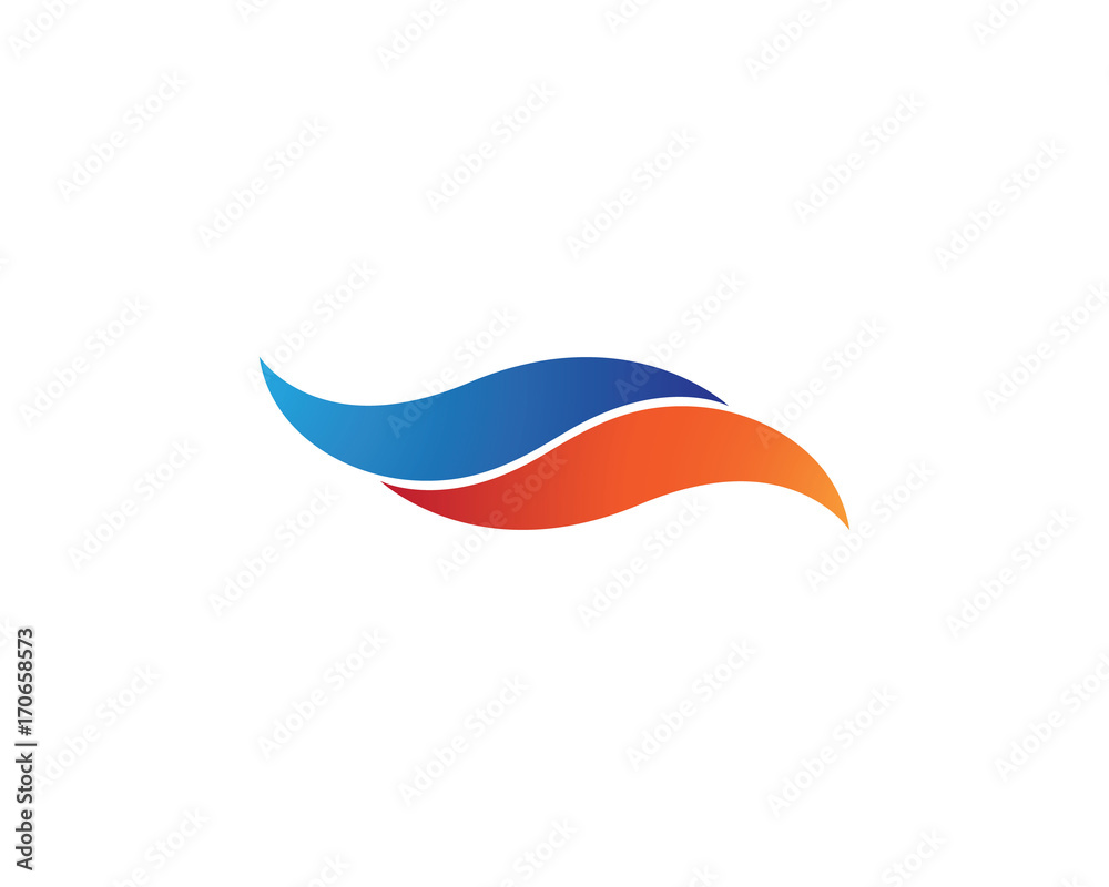 Water wave Logo Template Water wave Logo Template