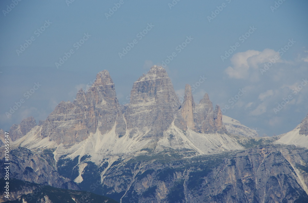 Tre Cime di Lavaredo from south
