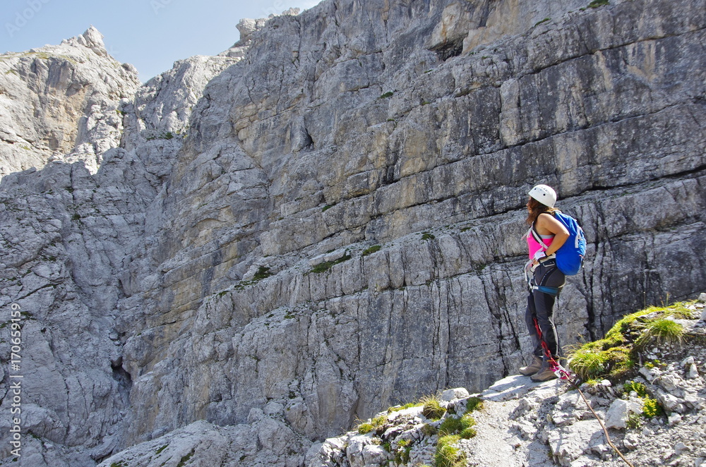 Hiking in the Dolomites