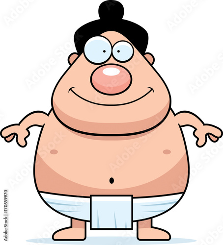 Sumo Wrestler Smiling