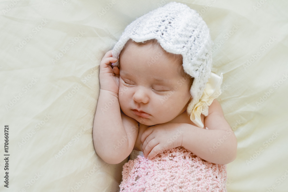 indoor portrait of adorable european newborn baby indoor portrait of adorable european newborn baby