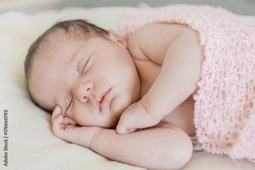 indoor portrait of adorable european newborn baby indoor portrait of adorable european newborn baby