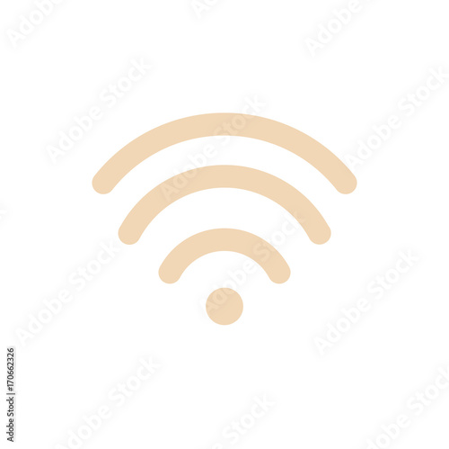 Vector of wireless communication icon