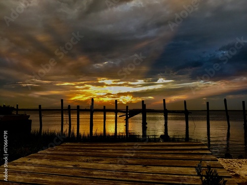 Boardwalk sunset