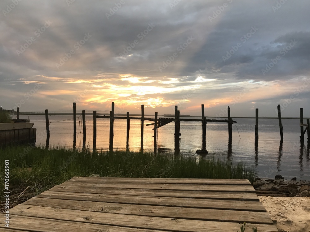 Obraz premium Intercoastal waterway Sunset