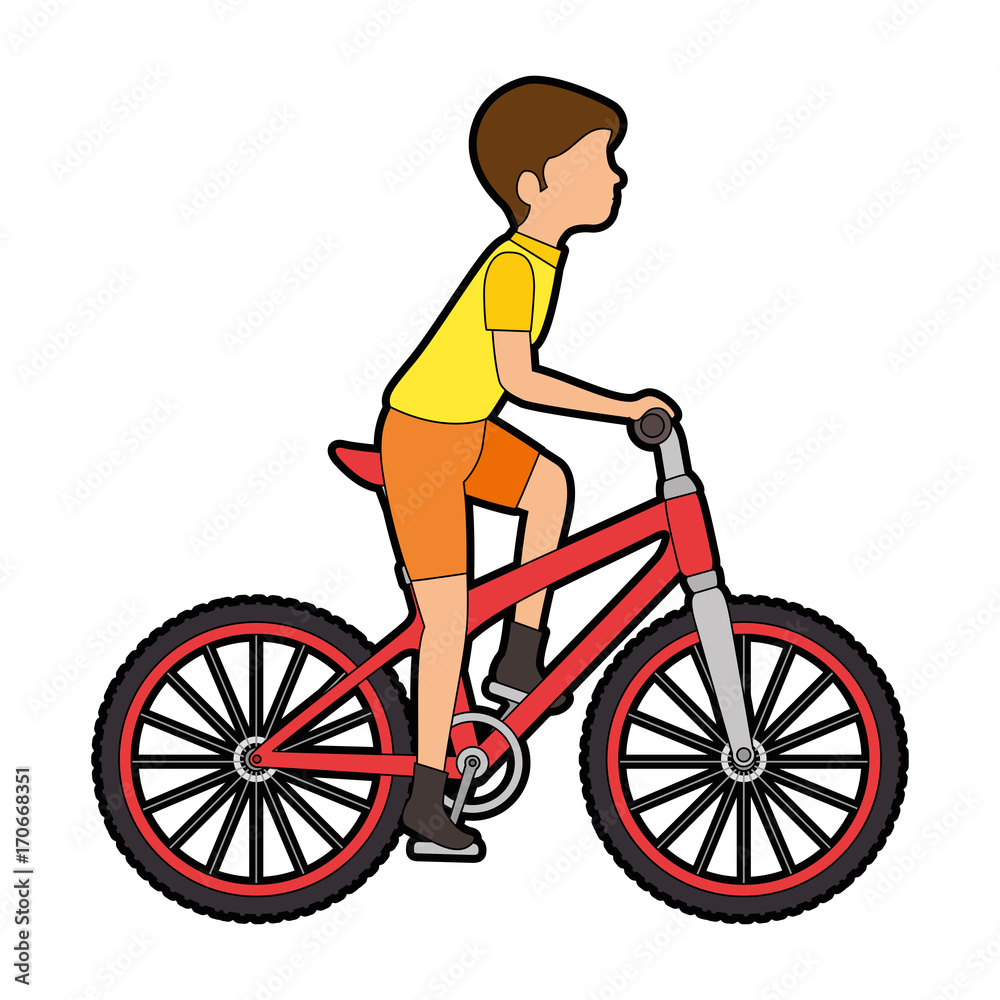 cycling man riding a bicycle vector illustration design cycling man riding a bicycle vector illustration design