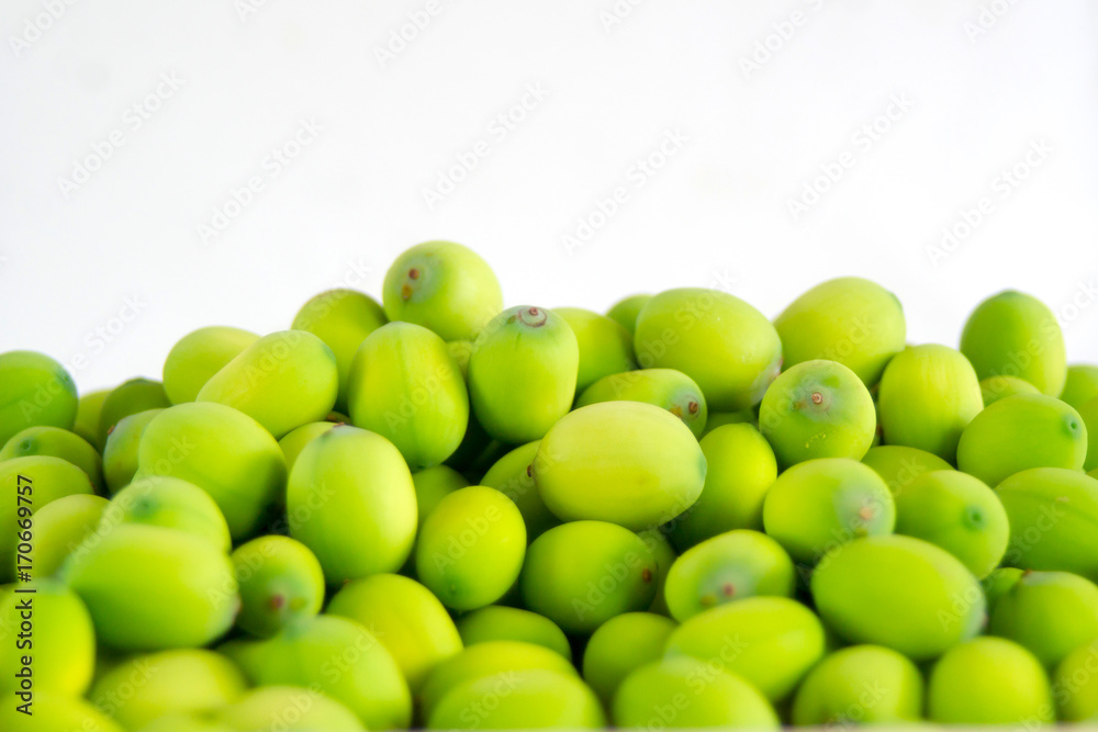 Lotus and lotus seeds on a white background. Lotus and lotus seeds on a white background.