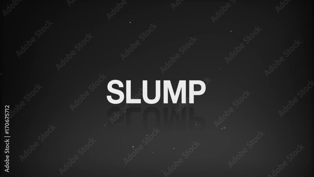 Dollar currency makes bomb, Explode to make a typo 'SLUMP' Dollar currency makes bomb, Explode to make a typo 'SLUMP'
