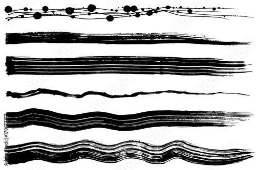 書道　手書き　毛筆イラスト