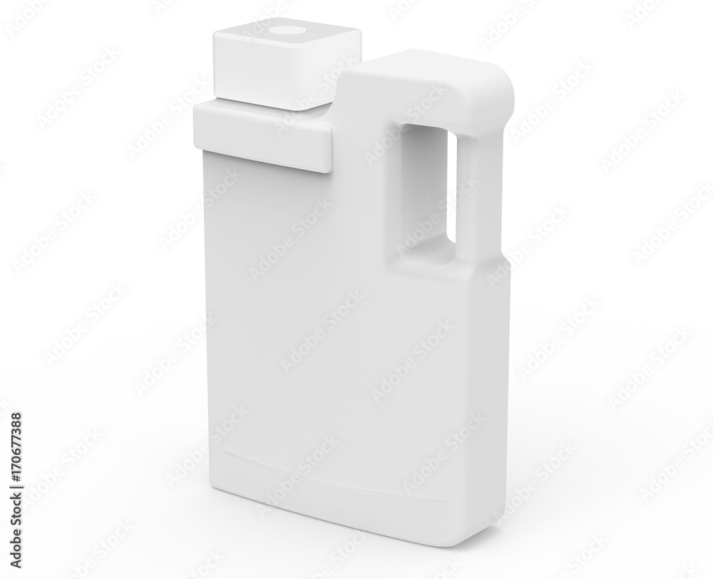 Blank container mockup