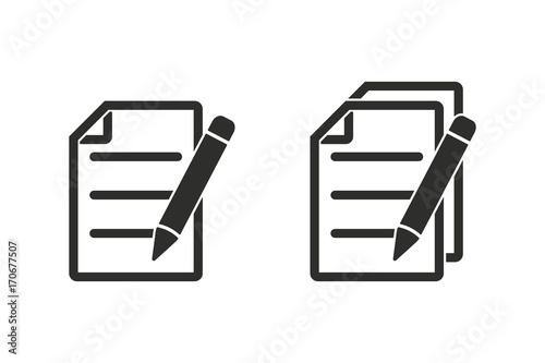 Clipboard vector icon.