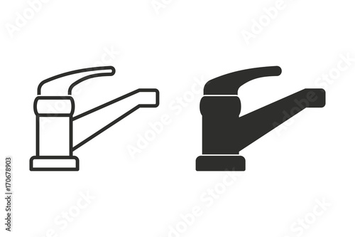Faucet vector icon.