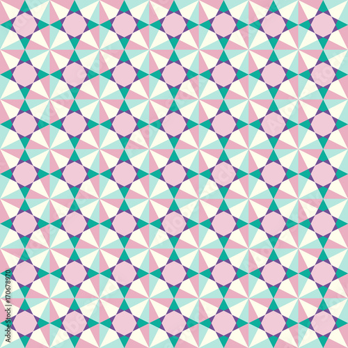 geometric abstract color seamless pattern