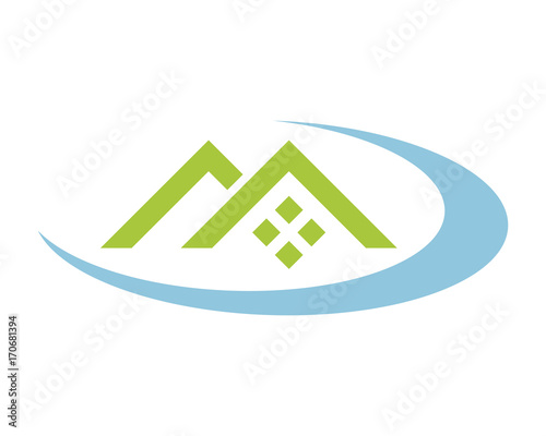 roof home house residential architect image icon vector