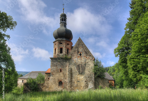 Ruins of church of the Annunciation of the Virgin Mary