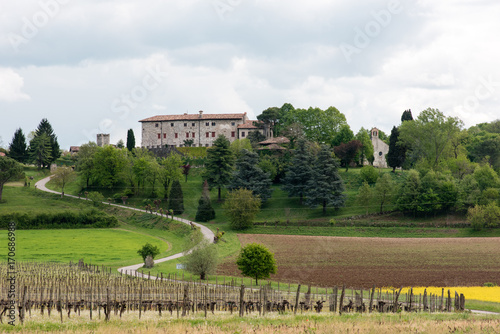 Castles and ancient churches on the Friuli hills. Journey to Arcano. Udine