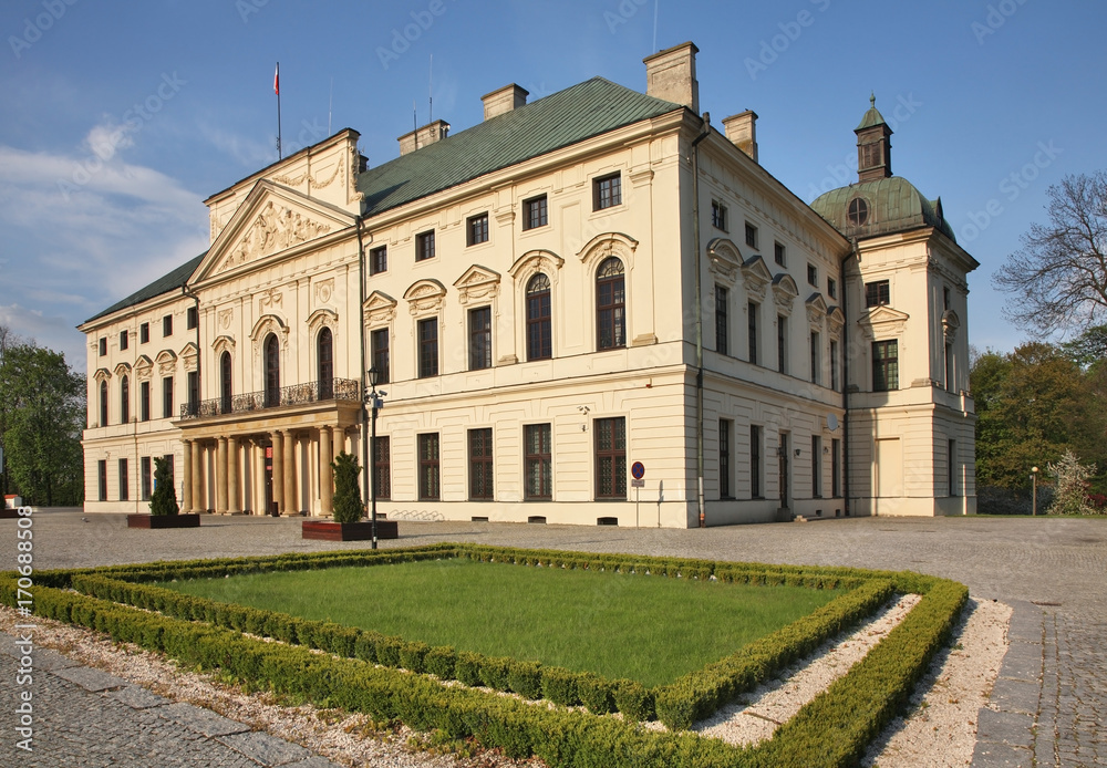 Sanguszko palace in Lubartow. Lublin voivodeship. Poland