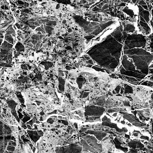 Abstract background of black marble