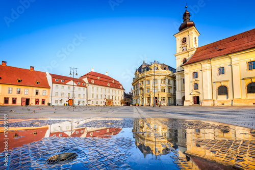 Sibiu, Transylvania, Romania - Large Square