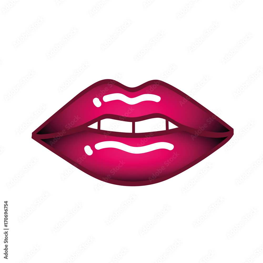 pinke lippen frauenmund