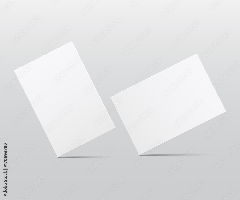 Flyer mockup vector illustration Flyer mockup vector illustration