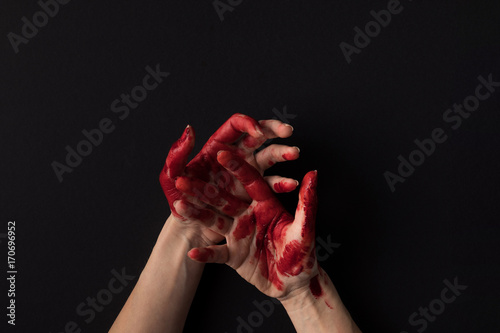 bloody hands