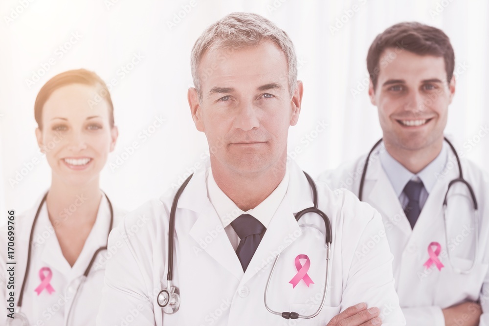 Composite image of breast cancer awareness ribbon Composite image of breast cancer awareness ribbon